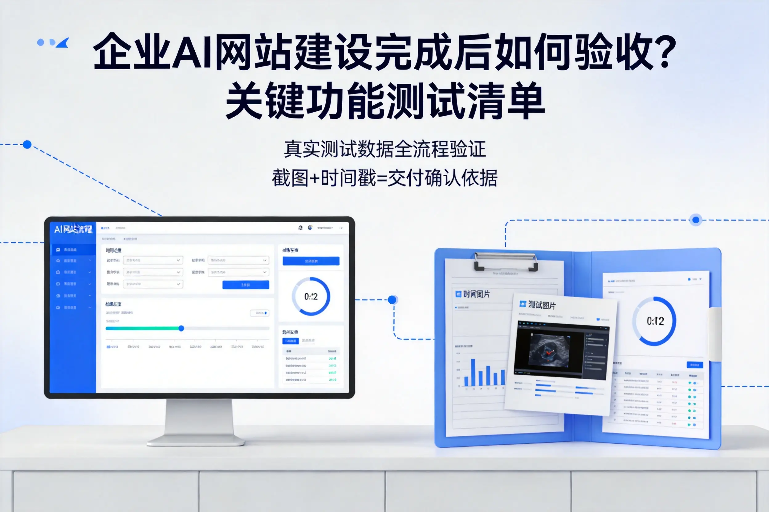 酒泉企业AI网站建设完成后如何验收？关键功能测试清单