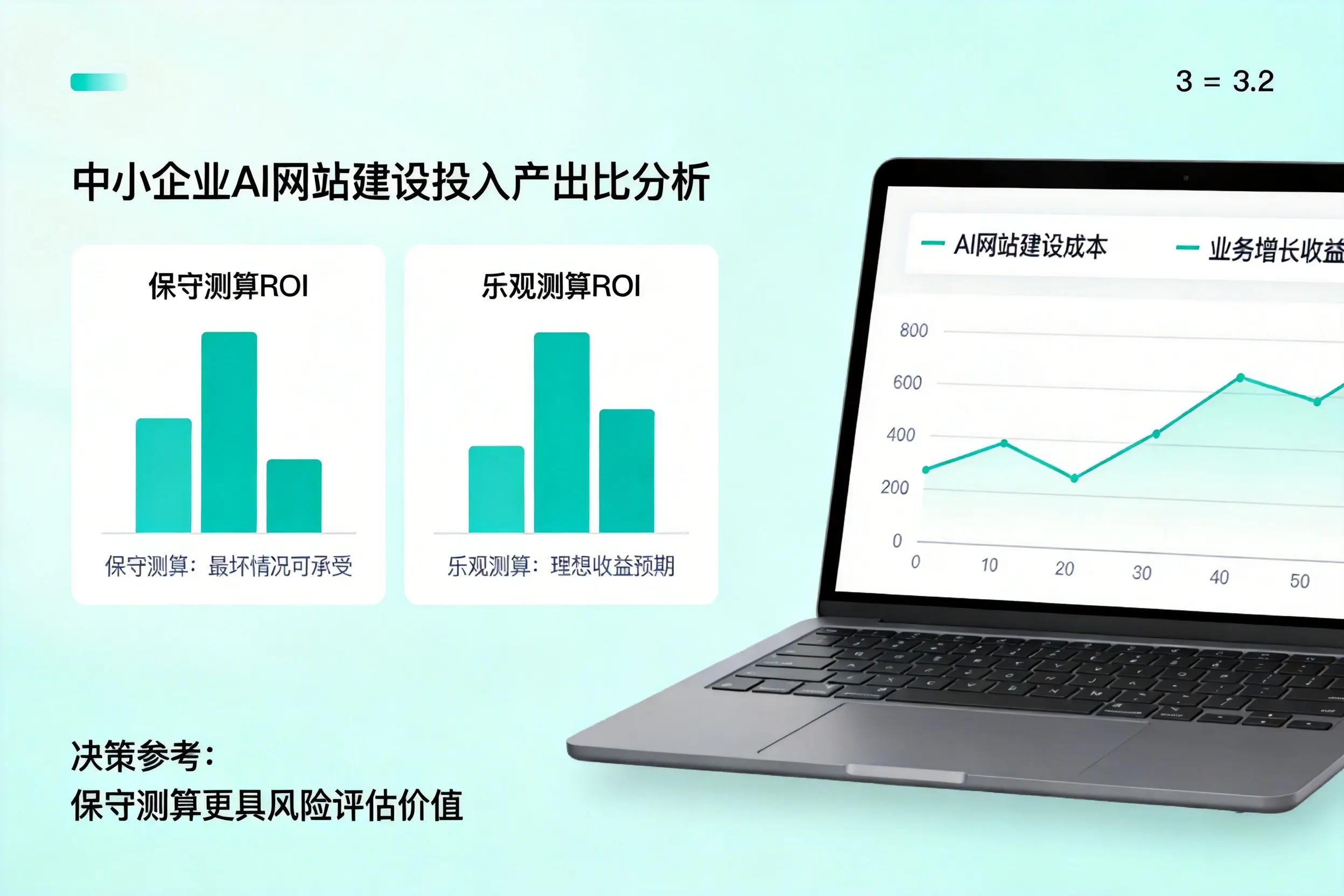 酒泉中小企业AI网站建设投入产出比怎么算？先看这份分析
