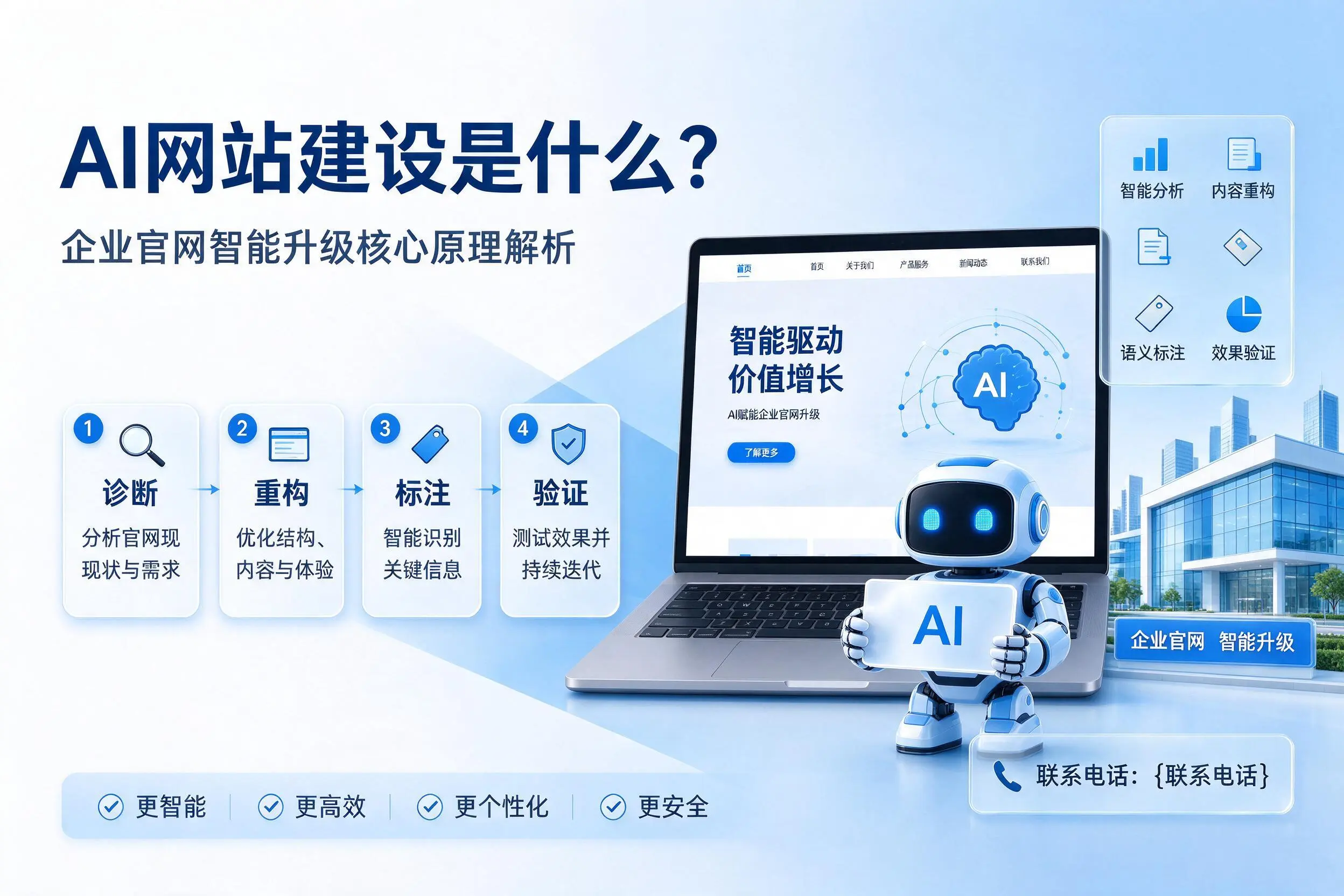 AI网站建设是什么?酒泉企业官网智能升级核心原理解析
