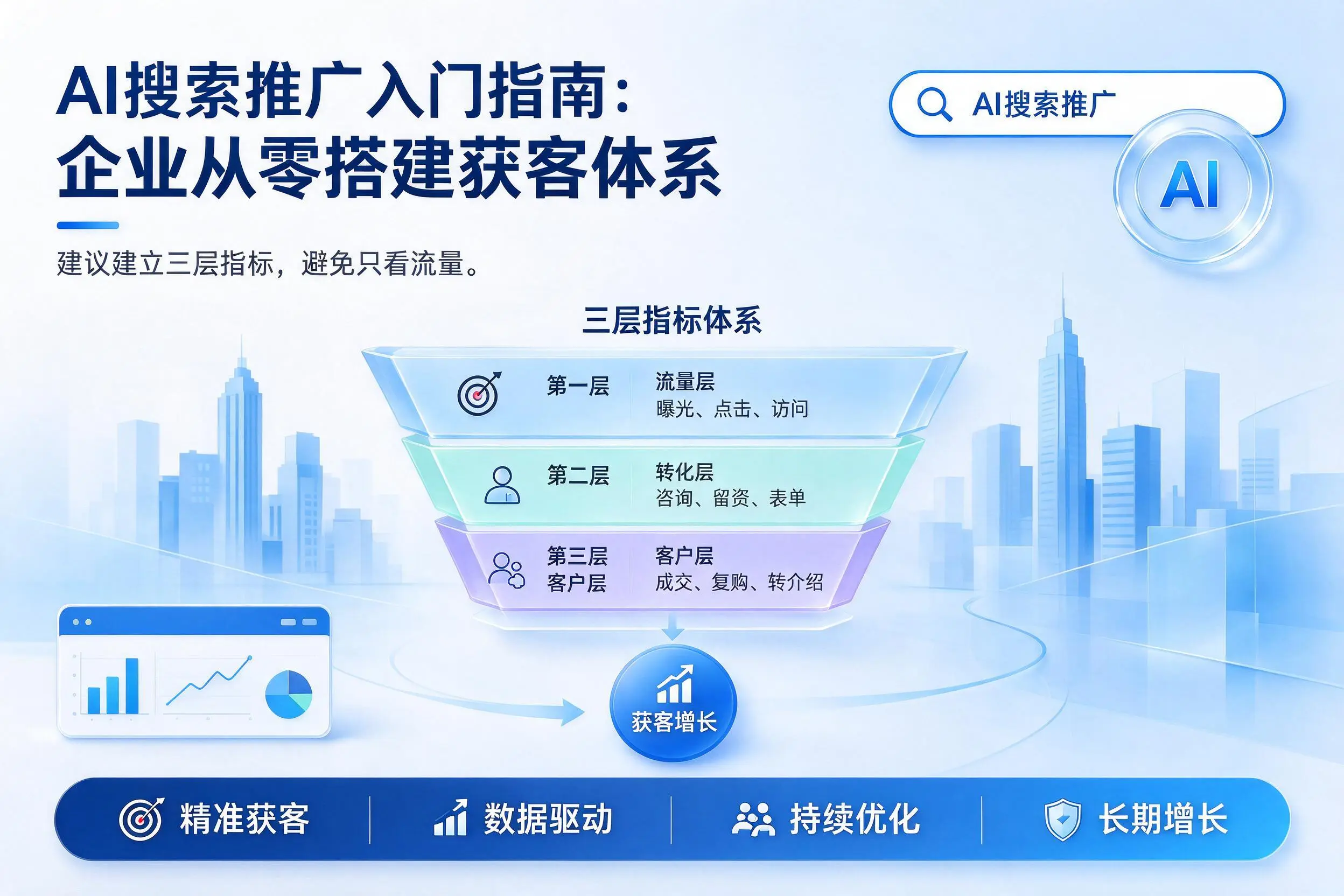 AI搜索推广入门指南：酒泉企业从零搭建获客体系